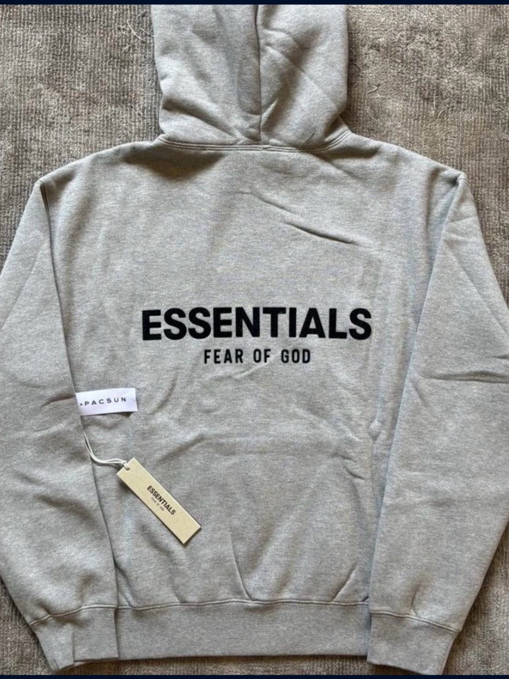 ESSENTIALS Men’s Taupe Crewneck Sweatshirt - Neutral Taupe